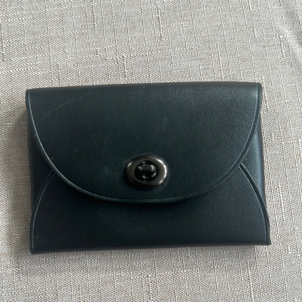Coach Black Leather Wallet
